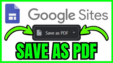 How To SAVE Google Sites As PDF (QUICK & EASY) 2025