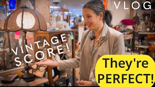 Shopping for Budget Friendly Home Decor | Antique Shopping | Thrift with me for Vintage #homedecor