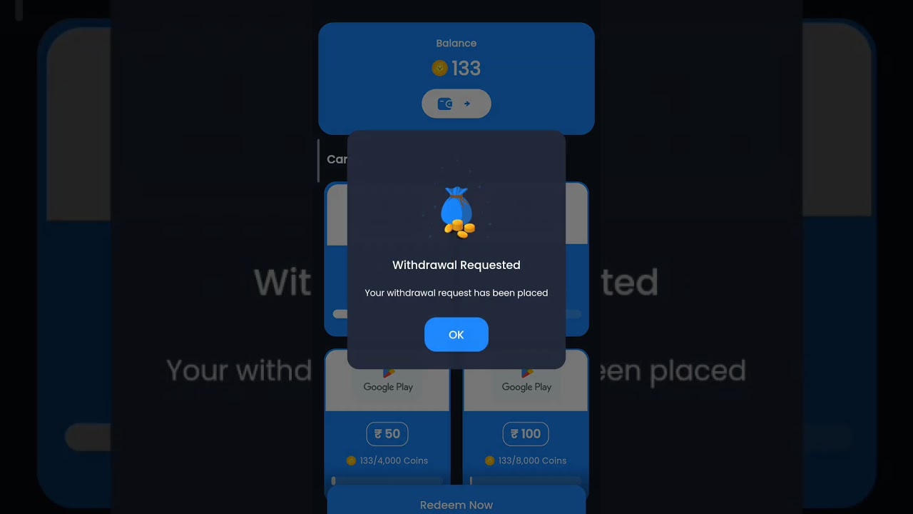 cash Panda app se 10 ka redem code liya 🙏