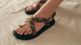 MIGATO, YOUR CASUAL FASHION | SS25 | ANIMAL PRINT SANDALS