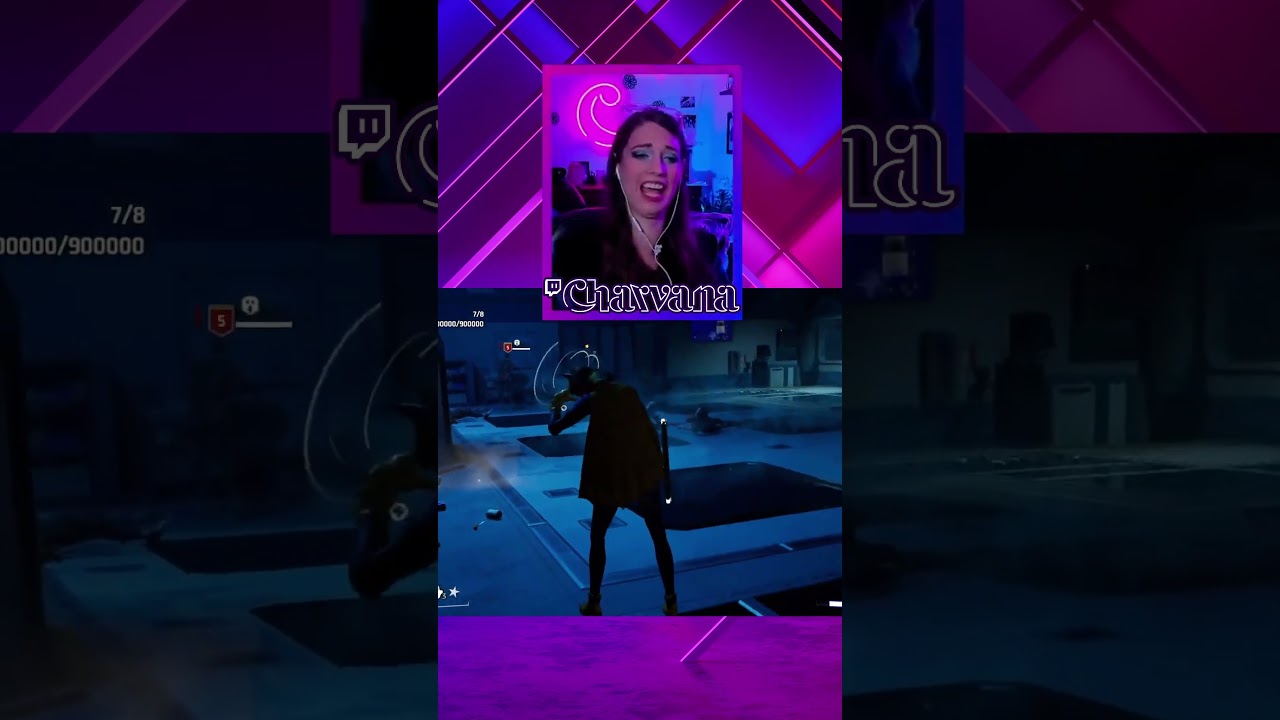 No one saw that, right? #twitch #gothamknights #batgirl #stun #pepperspray #funny #friendlyfire