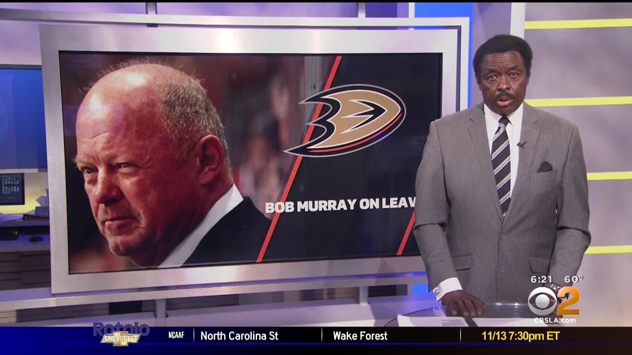 Ducks General Manager Bob Murray Placed on Administrative Leave