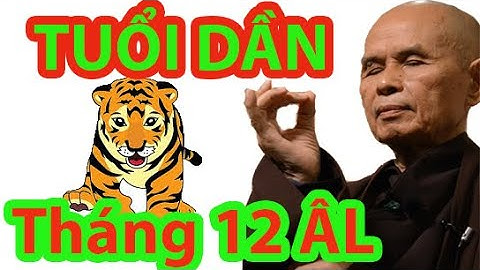 TỬ VI THÁNG 12 ÂM LỊCH CỦA TUỔI DẦN