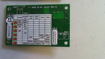 The W600: Installing the combonation sensor / analog input card