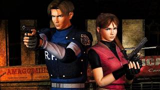 Resident Evil 2 (1998) Claire A & Leon B Scenarios | Full Playthrough | Original Game