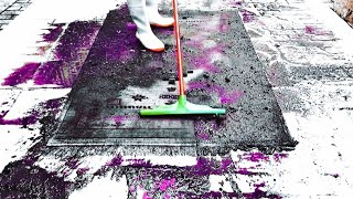 Immerse yourself in a satisfying carpet cleaning | rug cleaning satisfying ASMR