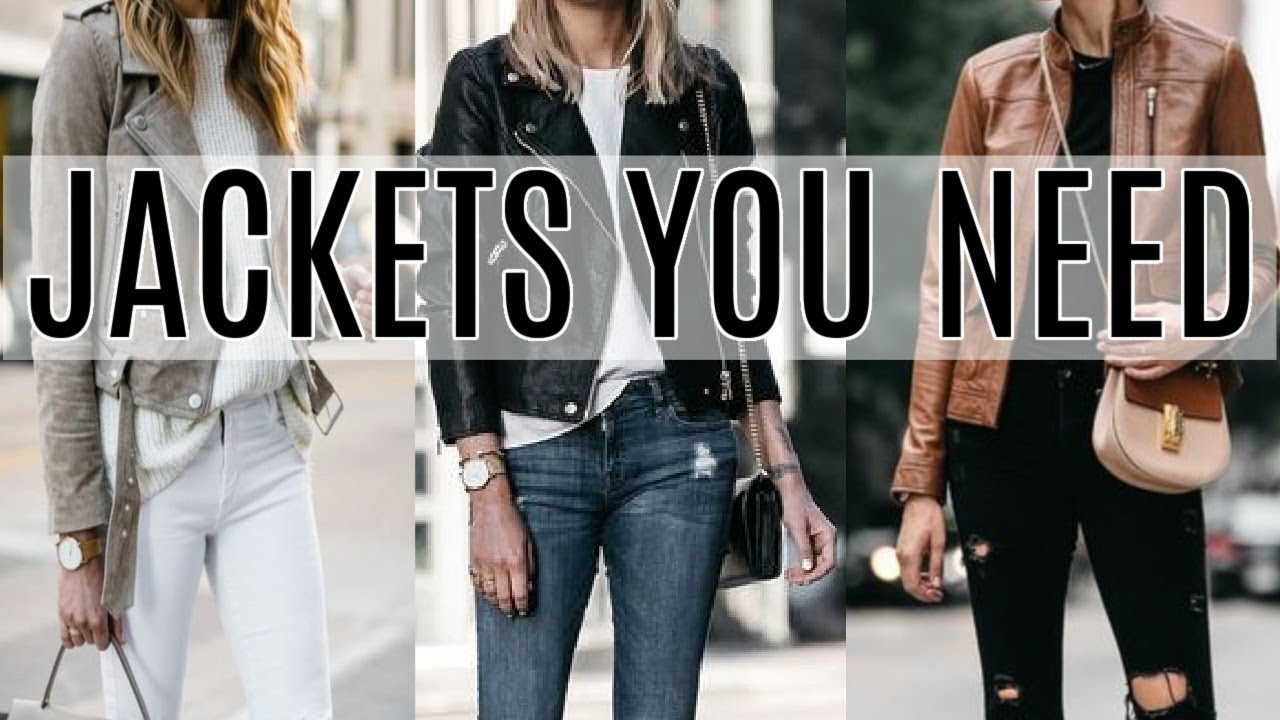 5 Jackets Every Woman NEEDS in Her Closet | Classic Jacket Styles for ...