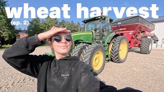 vlogging like we're on facetime during harvest | wheat harvest episode 2