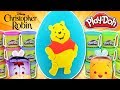 GIANT Christopher Robin EGG SURPRISE PLAY DOH Winnie The Pooh Disney Toys Tigger MORE
