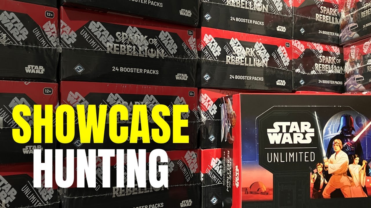 How Many Boxes Does it Take to Hit a Showcase? - Spark of the Rebellion  Star Wars: Unlimited