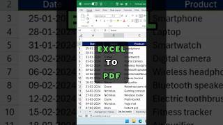 Excel to PDF screenshot 1