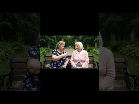 Бабушки на скамейке #бабушка #бабка #нейробабка #бабушки #бабки #нейробабки #нейросеть #veo3
