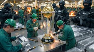 How ICC Cricket World Cup Trophy Is Made Today | Full Factory Process || 2026