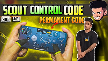 Scout Control code & Sensitivity code 5 finger claw PUBG+BGMI (2023) #scoutcontrolcode