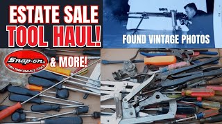 Estate Sale Tool Haul! Amazing Vintage Photos In The Box!