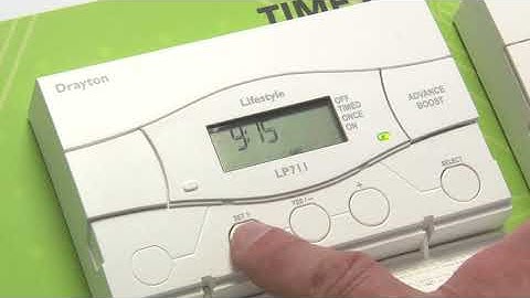 How to change the time on the LP Boost Timeswitch clock