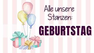 Nr. 11 Alle unsere Stanzen: GEBURTSTAG