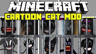 Minecraft CARTOON CAT PRISON / SCARY CARTOON CAT, CARTOON DOG, SIREN HEAD, LIGHT HEAD! Minecraft