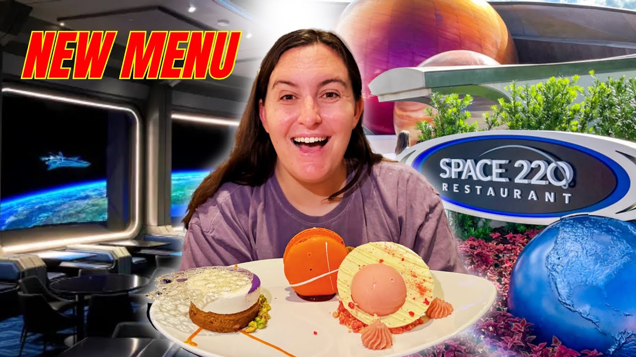 New Menu at Space 220 in Epcot- Worth It? | Disney World Dining