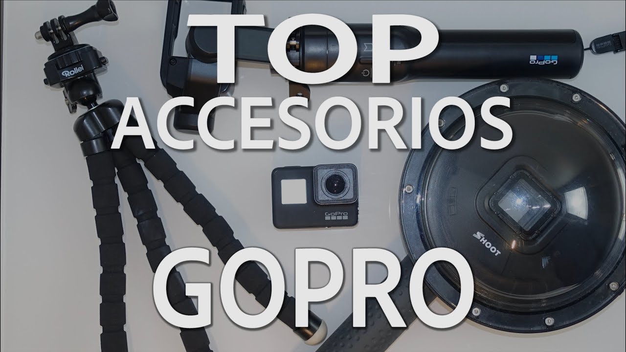 TOP 5 ACCESORIOS para GOPRO !!! 
