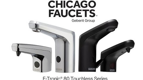 Get the Spec! Meet E-Tronic® 80 Touchless Faucet Series