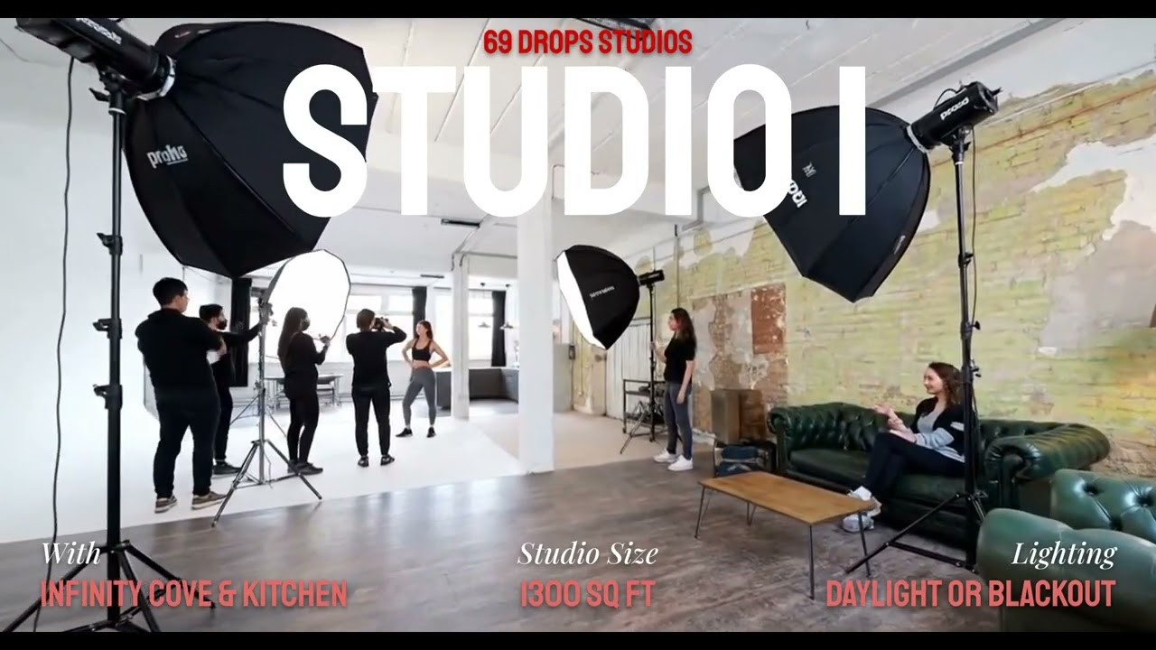 Studio 1  - 69 drops studios - Photography Studio Hire London