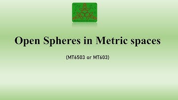 open sphere in Metric space | Analysis-III | BSc Mathematics