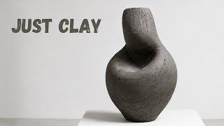 HOW I Made This Sculptural Vase From Clay | Handbuilding Pottery