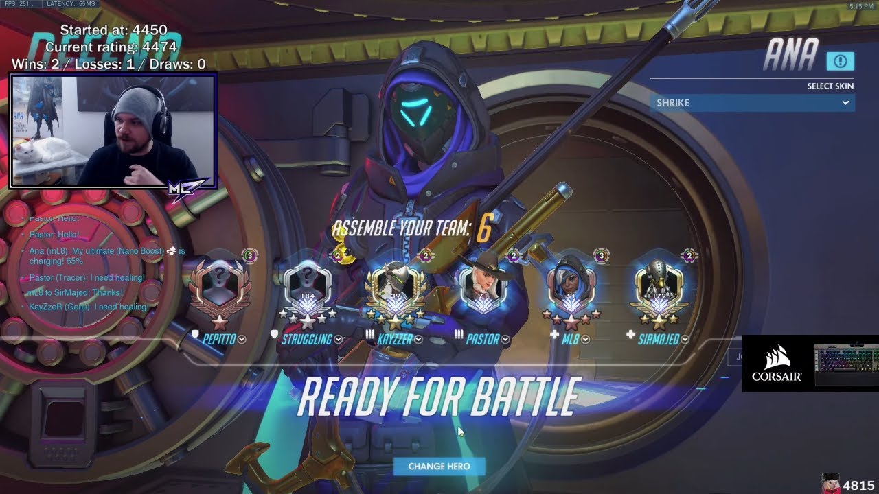 OVERWATCH BEST ANA PLAYER - ML7! [ SEASON 22 TOP 500 ]