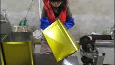 18L Square Tin Can Making Machines