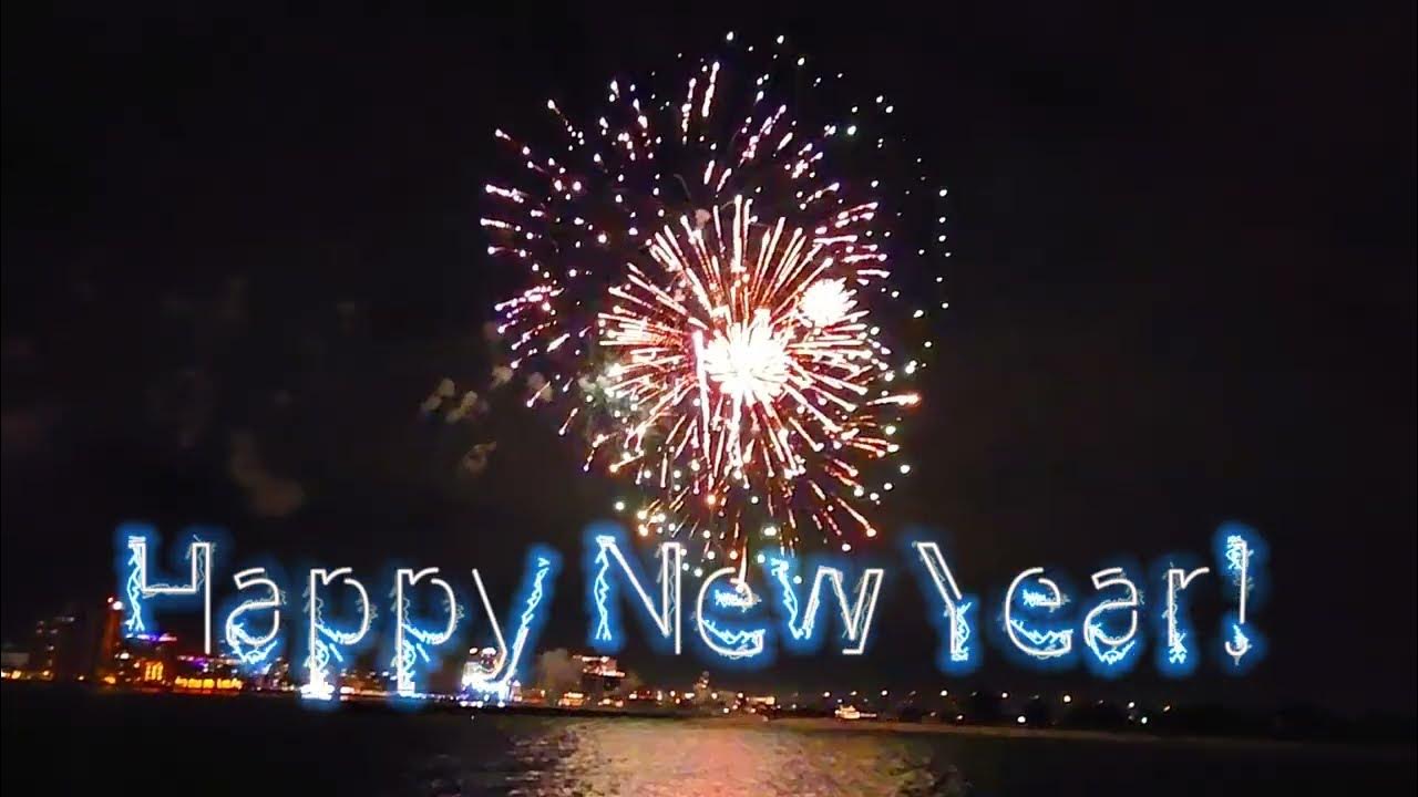 2023 NYE Fireworks Tampa BAY. New Years Wishes. YouTube