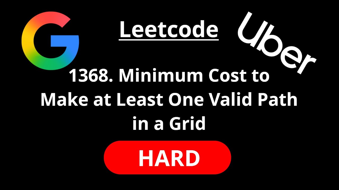 Minimum Cost to Make at Least One Valid Path in a Grid - Leetcode 1368 - Road to FAANG #40