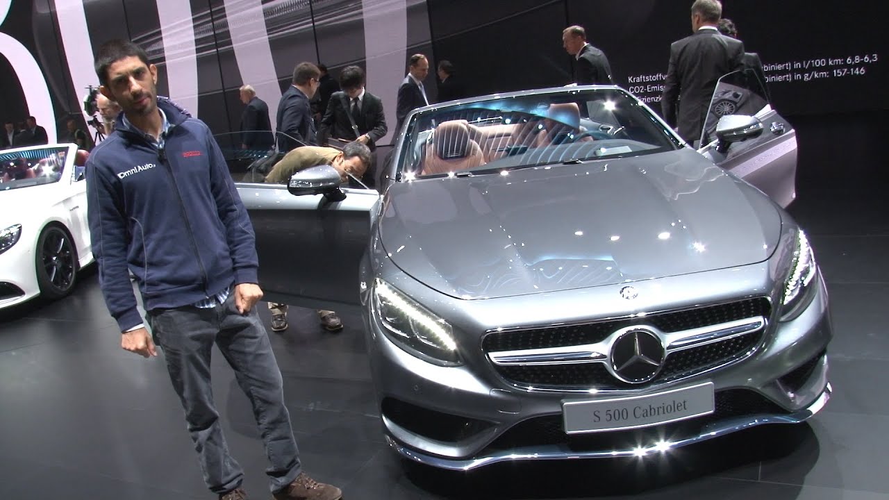 Mercedes S cabrio, C coupé, IAA concept | Salone di Francoforte 2015