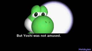 But Yoshi was not amused.