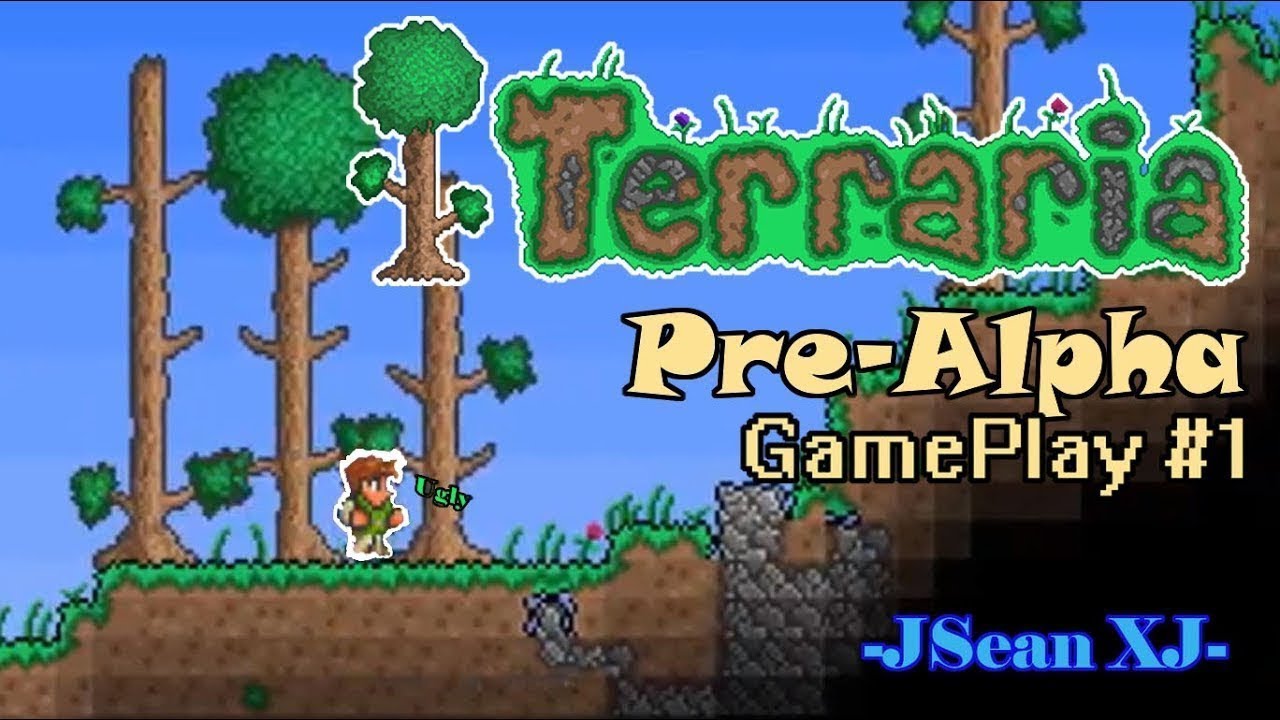 Terraria PreAlpha (Gameplay1) [2017] JSeanXJ YouTube