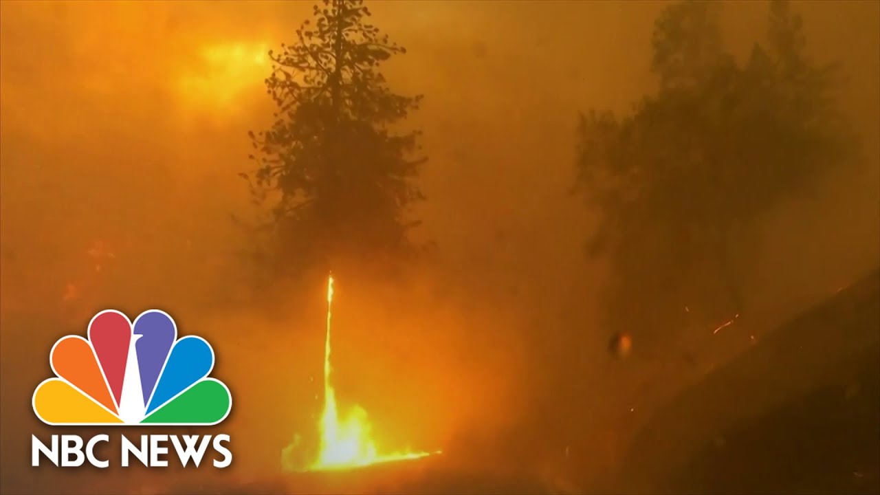 California Fire Near Oregon Border Explodes In Size Overnight Amid Potential Heat Wave Forming