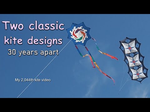 Two classic kite designs, thirty years apart - YouTube