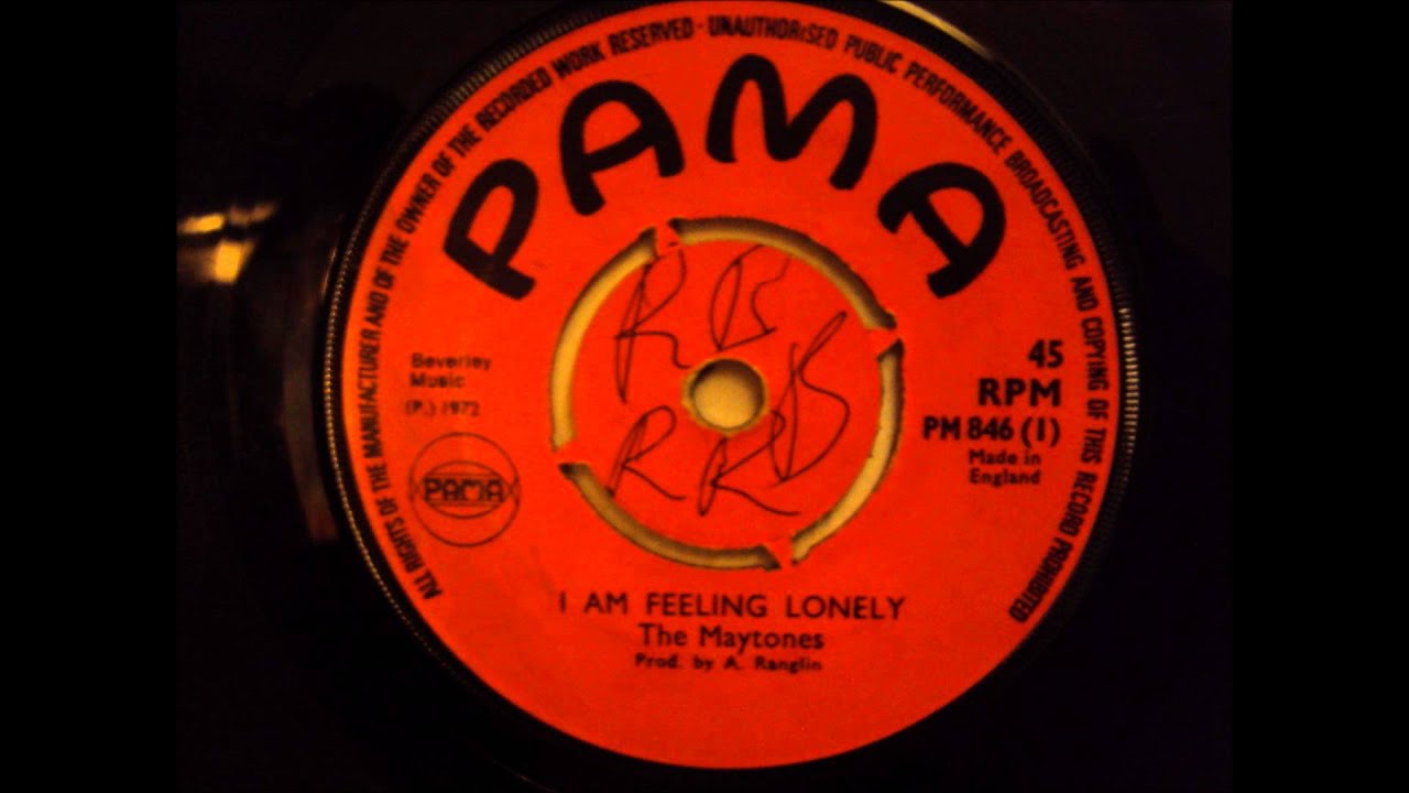 gun mayhem The Maytones - I Am Feeling Lonely - Pama UK 1972