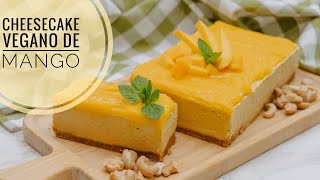 Cheesecake De Mango Vegano