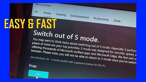 EASY: Change Windows 11 Out of S Mode Into Normal Mode