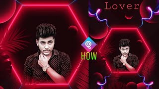 PicsArt Neon Portrait Concept ️|| PicsArt Photo Editing ️|| PicsArt Background Change️||#RkEditzz