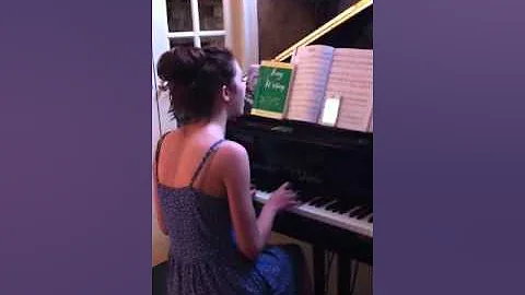 Colleen chillin at piano
