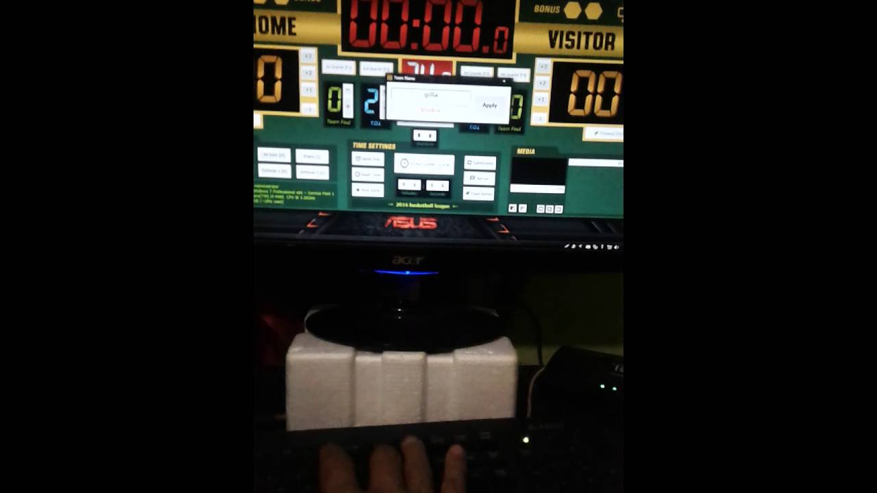 Basketball Timer & Scoreboard - YouTube