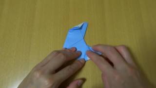 Origami Pénélope tête en l'air / 折り紙 ペネロペ 折り方