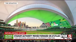 Stadium Authority moves forward on A’s plan as two voice opposition during meeting