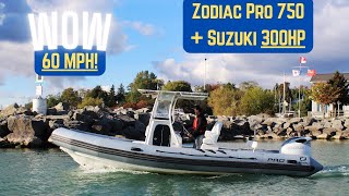 Zodiac Pro 750 Suzuki 300HP The Ultimate Adventure RIB Rigid Inflatable Boat
