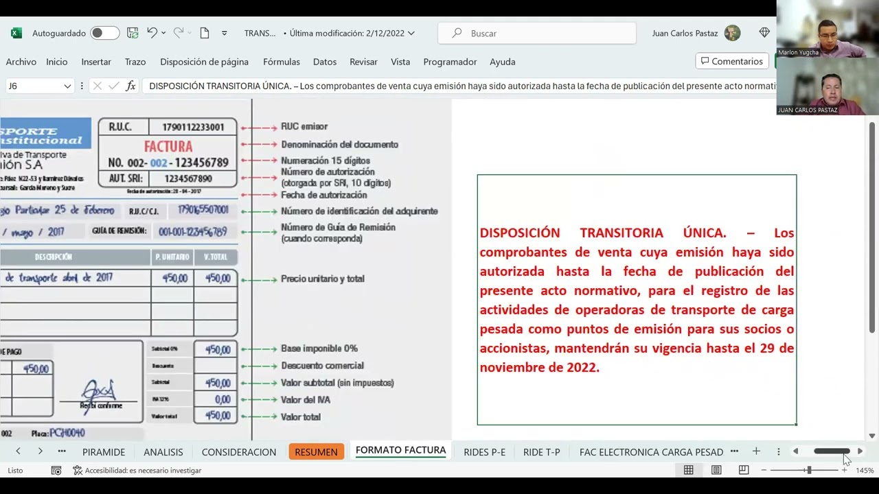 Transporte y sus formas de facturación