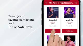 The Voice of Nepal | How to Vote via PrabhuPAY Mobile App screenshot 3
