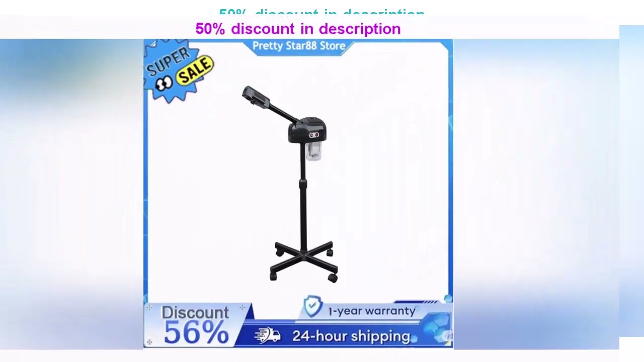 Latest Products You Must Know! Facial Steamer Floor Standing Skin Care Equipment 800W Black for S