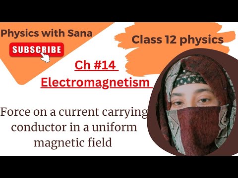 Force on a current carrying conductor in uniform magnetic field ...
